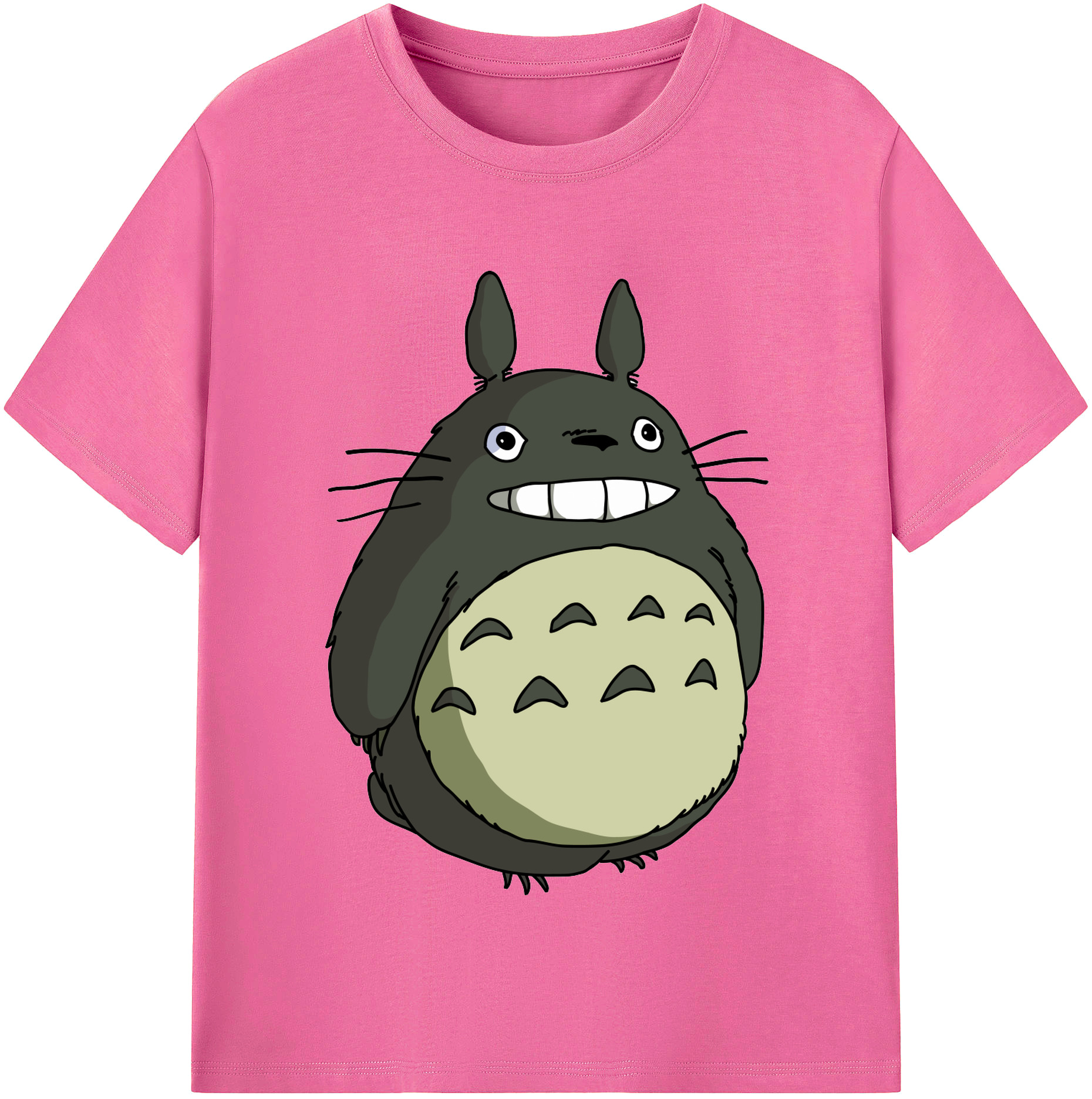 （画像用） となりのトトロ 草壁メイ 草壁サツキ My Neighbor Totoro Satsuki Kusakabe Mei Kusakabe レディースカジュアルプリントTシャツ（綿100％）